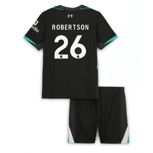 Fotbalové Dres Liverpool Andrew Robertson #26 Dětské Venkovní 2024-25 Krátký Rukáv (+ trenýrky)